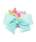 JoJo Siwa Large Rhinestone Mint Signature Hair Bow at 